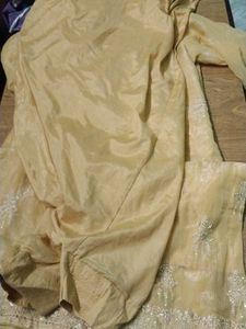 Embroidered salwar suit with dupatta