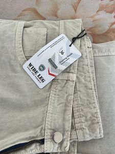 Cargo Jeans Beige Colour