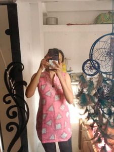 Pink Short Kurti