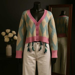 @sale 🎉🎊Argyle Knit Cardigan
