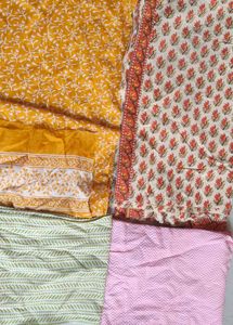 Set Of 5 Dupattas , Jaipuri Cotton With Prints