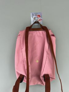 Pink Longchamp Backpack