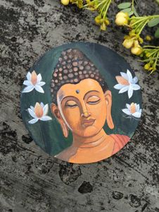 Buddha painting realistic work acrylic