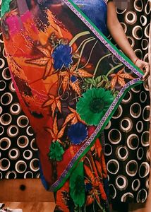 Printed Crepe Saree