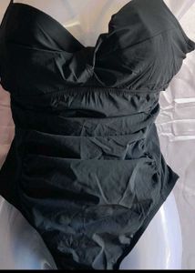 Black Padded Bodysuit Top