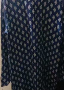 Blue Printed Kurta
