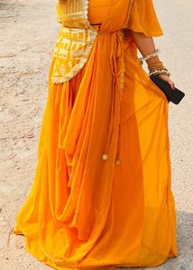 Gorgeous Yellow Haldi Outfit