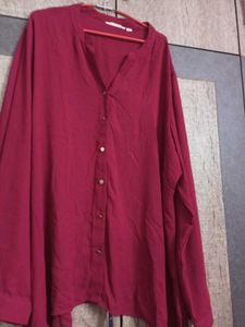 Burgundy Women's Shirt