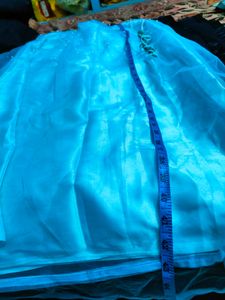 Part Wear Sky Blue Skirt