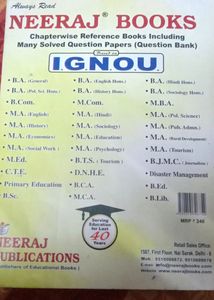 Ignou Bpsc 132 Book