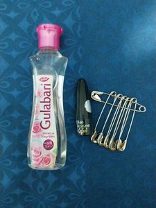 Gulabari Rose Water , Kajal, Medium Size Saftypin