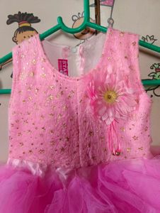 Pink Dress and Bangles Set