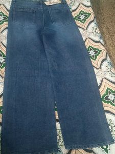 Wide Leg Denim Jeans