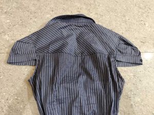 Half Sleeve Fitted Y2k Office Siren Shirt