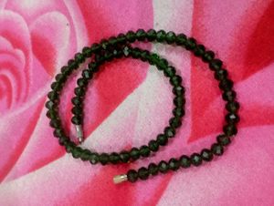 GreenEmrald Pearl  Stone Necklace