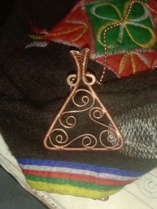 Trikonian Pendent Locket Handmade Copper Etsy Stuf