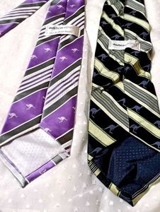 Vintage Austico Apparel Ties - Set of 2