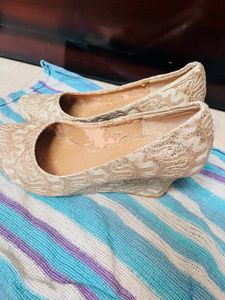 Beige Wedges