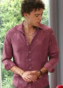 Purple Floral Shirt