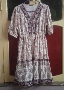 Floral Print Boho Dress