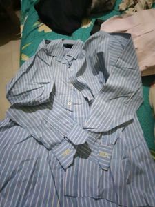 Strip Blue And White Shirt For Men