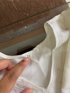 White Embellished Kurta Pajama Set