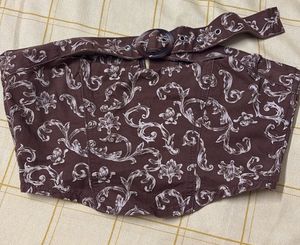 Floral Print Corset Top