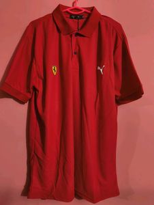 Red Ferrari x Puma Polo Shirt