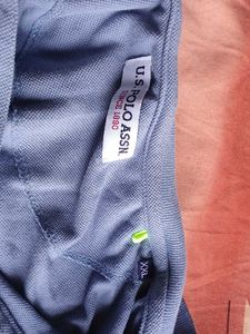 USPA Blue Polo Shirt - Size XXL