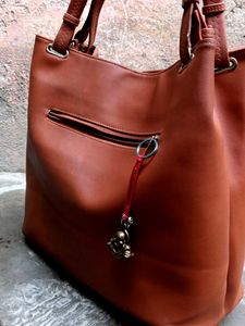 Elegant Brown hand and shoulder Bag