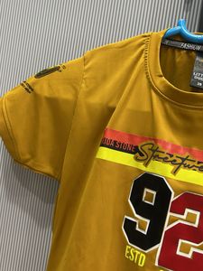 Boys Yellow Graphic Tee 5/6 Year Boy 👦