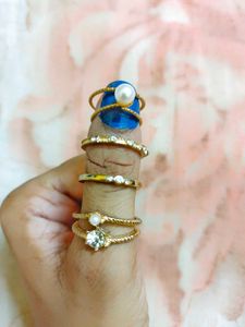 Gold Plated Ring Set 💍♥️
