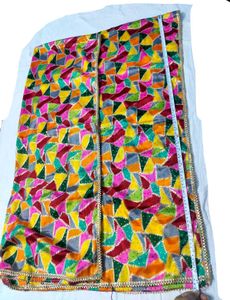Colorful Triangle Print Dupatta