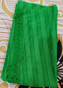 Green Patterned Dupatta