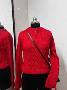 H&amp;M Red Pullover
