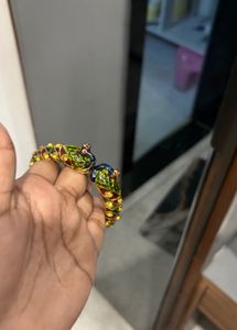 Peacock Bangle Bracelet