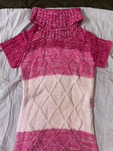 Turtle Neck Knit Dress