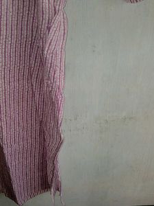 Pink Striped Tunic Dress