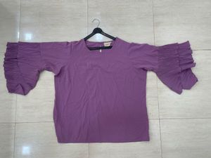 👑PlusS Statement Pleats Top–Wisteria Dream!✨💜