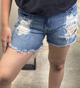 ripped  shorts