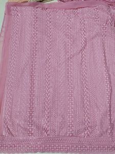 Lucknowi Chikankari Unstitched Salwar Suit