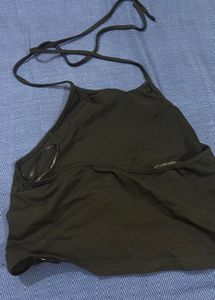 Black Mandala Halter Top