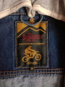 Roadster Denim Jacket With Removable Hoodie