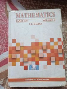 R.D. Sharma Mathematics Class XII - Vol 2