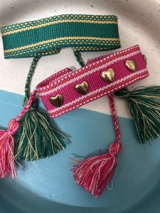 Adjustable Handwoven Boho Thread Bracelet