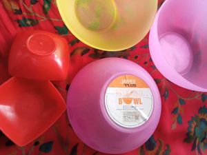 Plastic Bowl And Pasty Box