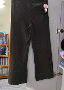 Olive Green Wide Leg Pant