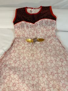 Floral Lace Party Dress