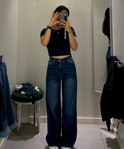 Dark Wash Wide Leg Jeans