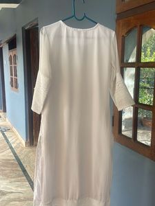 White Lace Women Kurta